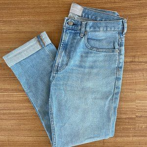 Everlane Boyfriend cropped jean in light wash - 26 Regular